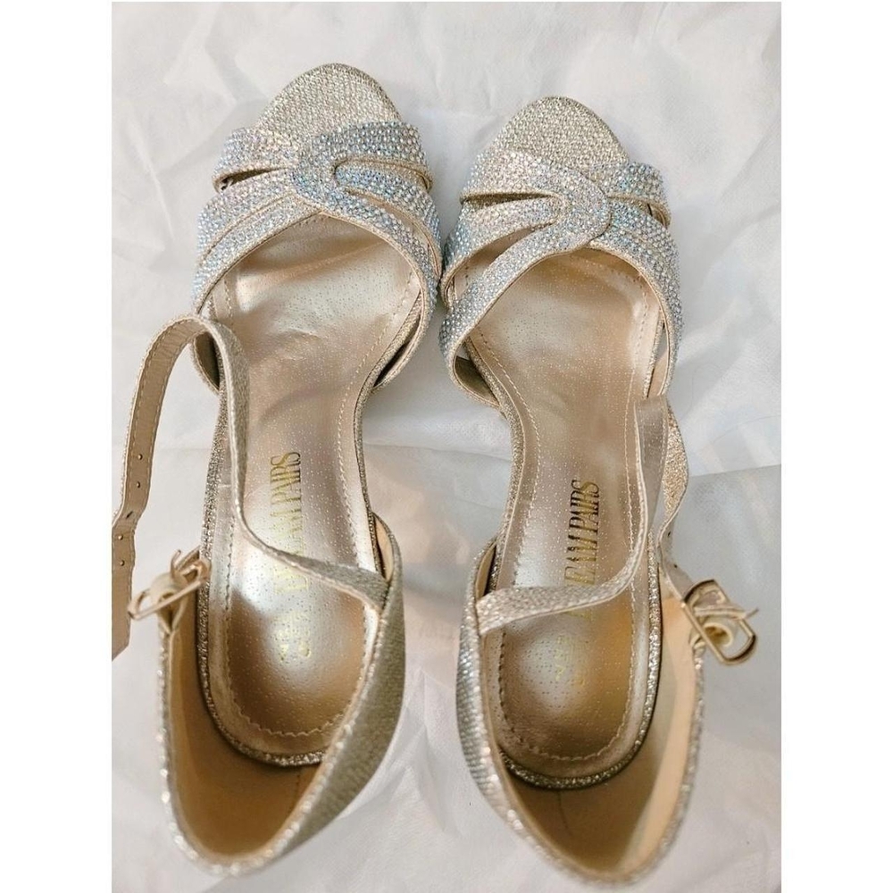 SHEIN Glittering Silver and Gold Heels